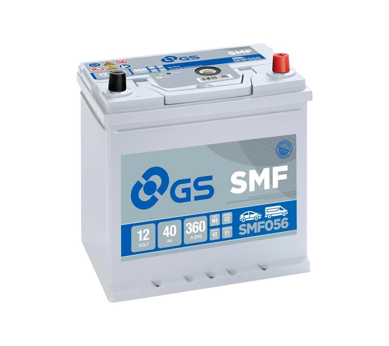 GS SMF056 12V 40Ah 360 CCA Maintenance Free Car, Truck & Van Battery