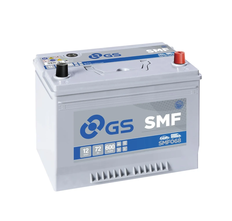 GS SMF068 12V 72Ah 600 CCA Maintenance Free Car, Truck & Van Battery