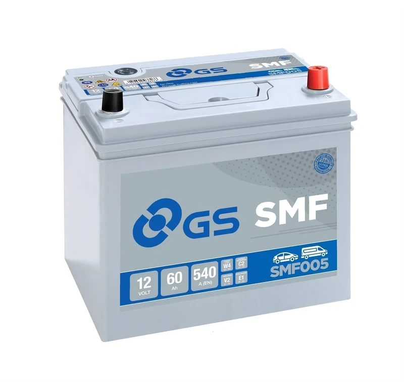 GS SMF005 12V 60Ah 540 CCA Maintenance Free Car, Truck & Van Battery