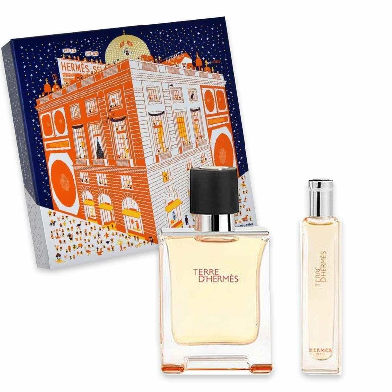 HERMES Terre D'Hermes Set (Eau de Toilette 50ml + Eau de Toilette 15ml)