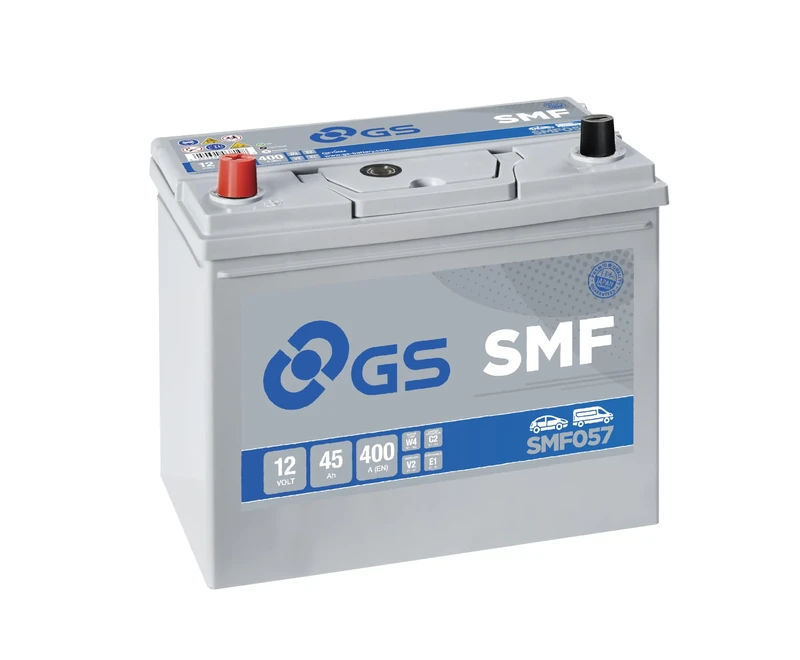 GS SMF057 12V 45Ah 400 CCA Maintenance Free Car, Truck & Van Battery