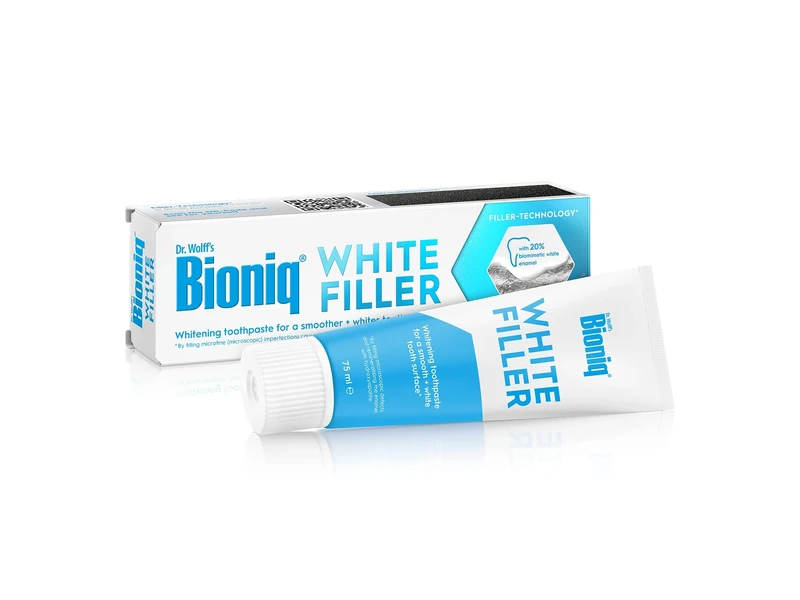 Bioniq White Filler Toothpaste 75ml - Fluoride-Free Gentle Whitening