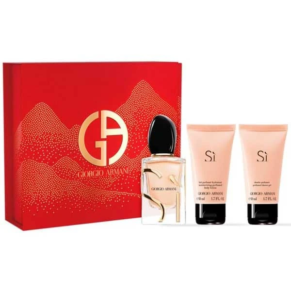 GIORGIO ARMANI Si Set (Eau de Parfum 50ml + Shower Gel 50ml + Body Lotion 50ml)