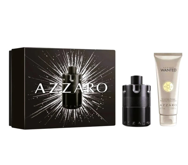 AZZARO The Most Wanted Intense Set (Eau de Parfum Intense 50ml + Hair & Body Shampoo 75ml)