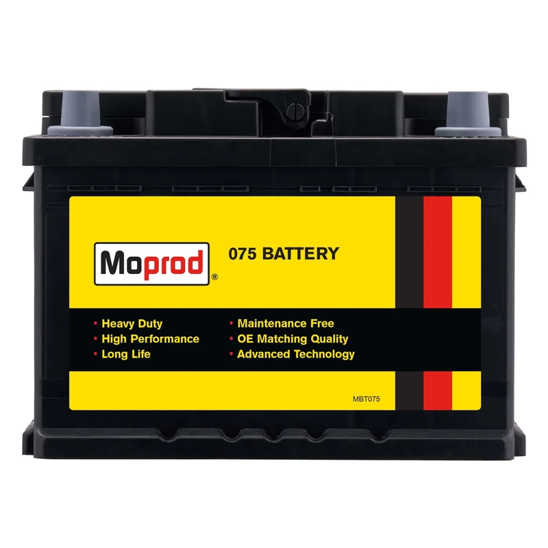 Moprod 075 Group 075 12 V Car Battery – High CCA, OEM-Quality, AGM Start-Stop Compatible, 65ah, black