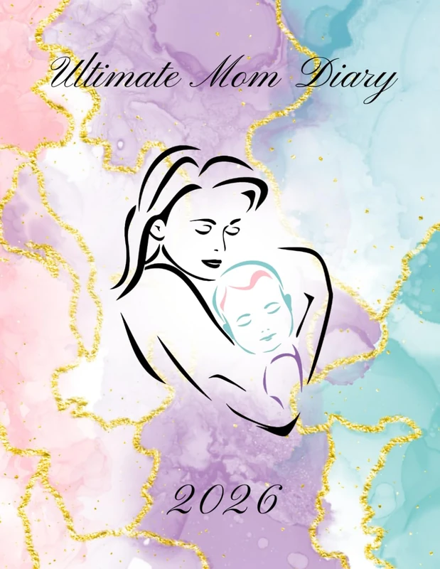 Ultimate Mom Diary 2026: 517 Pages to Put all Your Planning in One Place - RAINBOW
