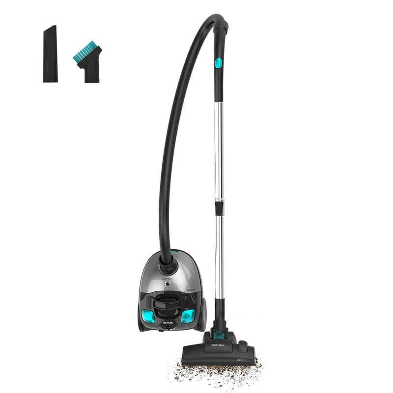 Cecotec Conga Powerbag 2000 Compact Plus A01_EU01_115424, Sleigh Vacuums, Black