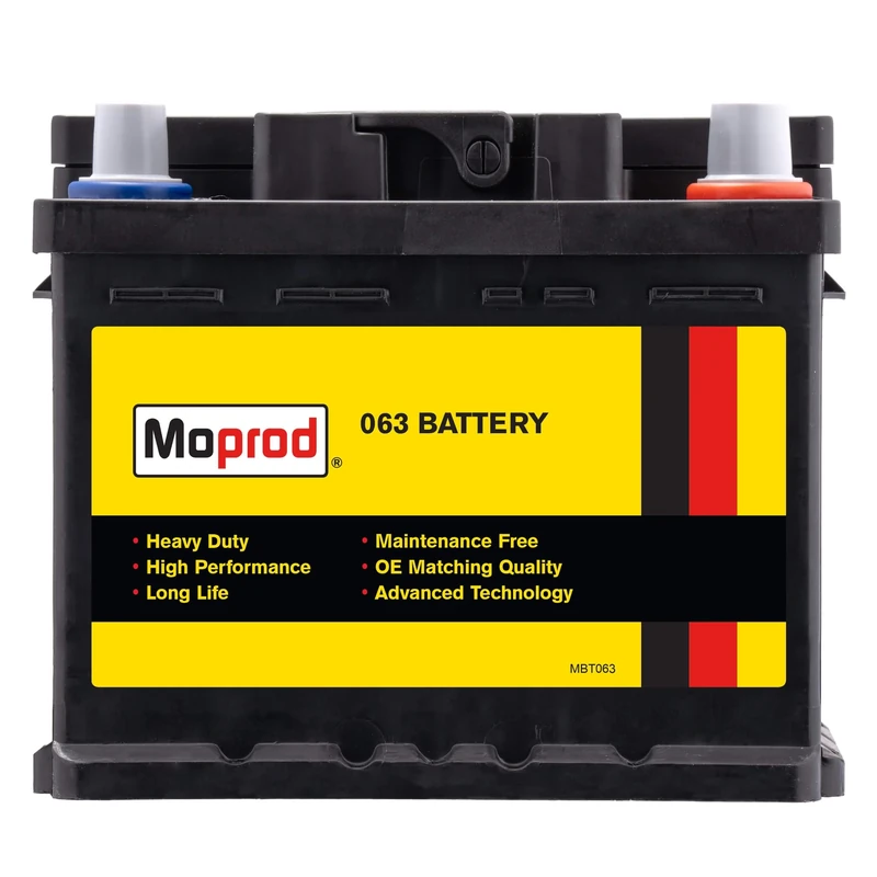 Moprod 063 Group 063 12 V Car Battery – High CCA, OEM-Quality, AGM Start-Stop Compatible, black, 36ah