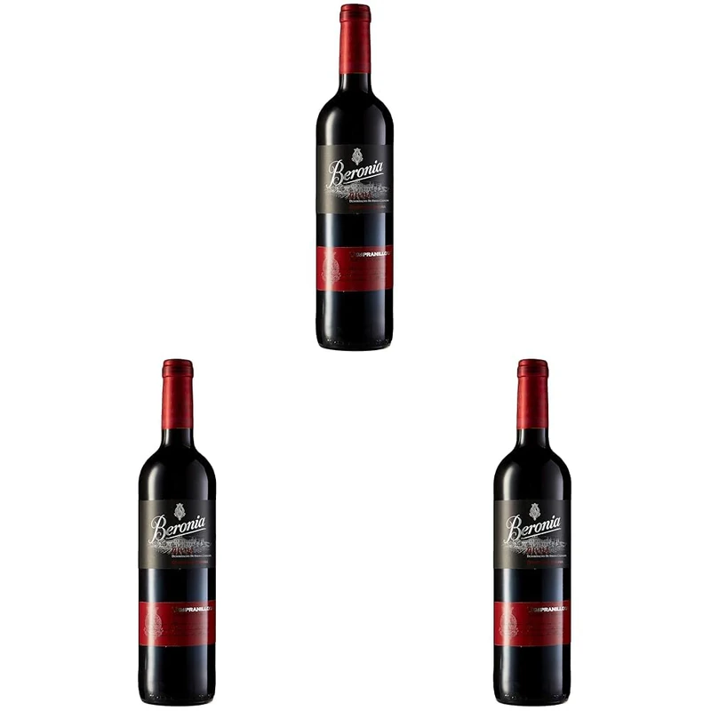 Beronia Temp E.E Red Wine - Rioja Heritage (Pack of 3)