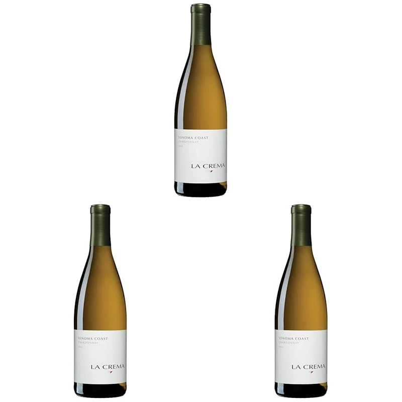 La Crema Sonoma Coast Chardonnay White Wine 75 cl (Pack of 3)