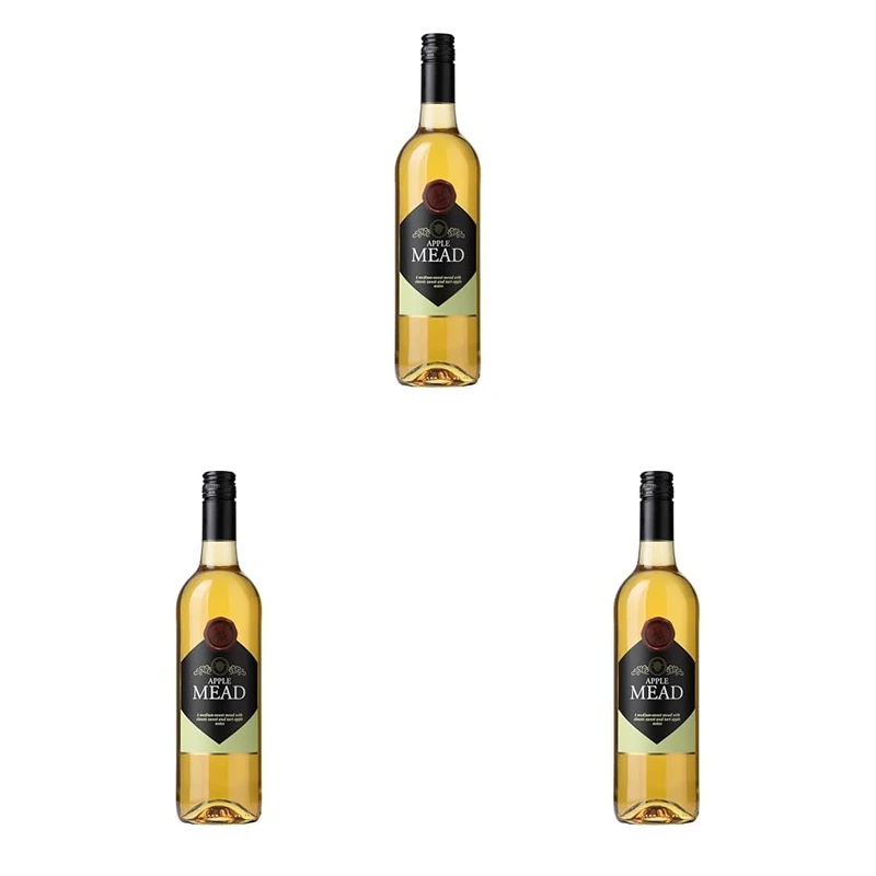The Lyme Bay Winery Jack Ratt Apple Mead - 75cl (Pack of 3)