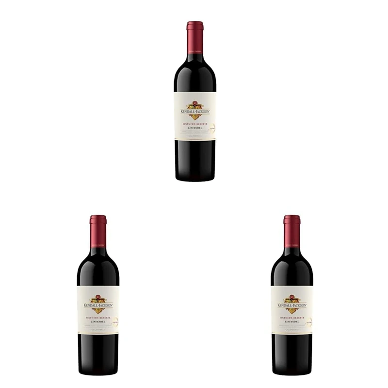 Kendall-Jackson Vintner's Reserve Zinfandel Wine, 75 cl (Pack of 3)