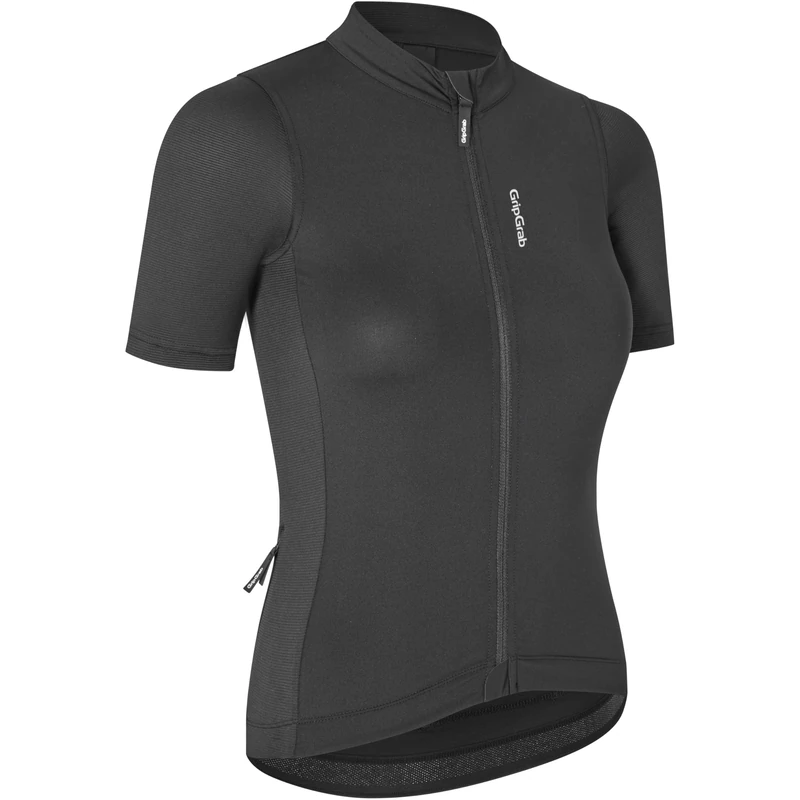 GripGrab Ride Women's Short Sleeve Cycling Jersey - Summer Cycle Top Black - Image 1