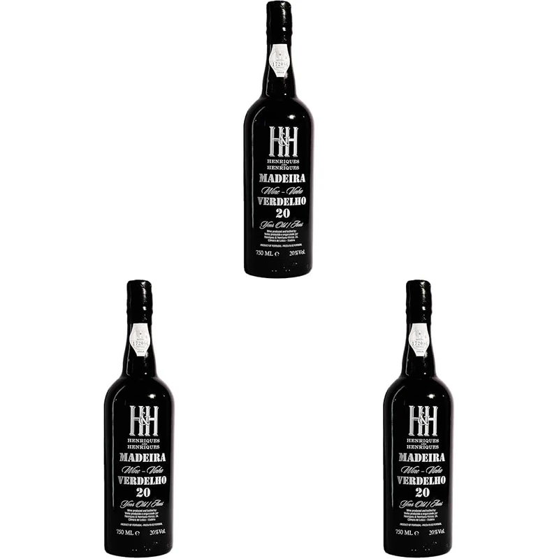 Henriques & Henriques 20 Year Old Verdelho Maderia Wine | 75 cl (Pack of 3)