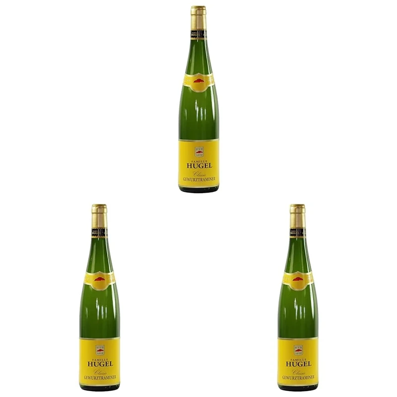 Famille Hugel Classic Gewurztraminer 75 cl (Pack of 3)