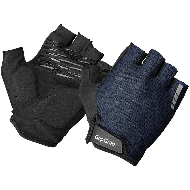 GripGrab EXPLR Padded Short Finger Summer Cycling Gloves Fingerless Breathable Cushioned Road MTB Gravel Bike Glove - Image 1
