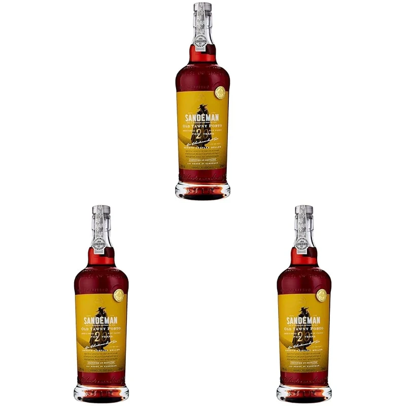 Sandeman 20 Year Old Tawny Port Wine, 75cl (Pack of 3)