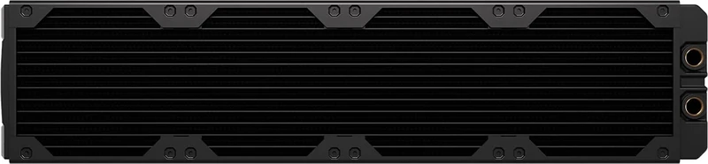 CORSAIR Hydro X Series XR7 480mm V2 Custom Cooling Radiator – Compatible with iCUE LINK Fans, 4x120mm Fan Mounts, Screw Protection Plates, G1/4” Threads – Black