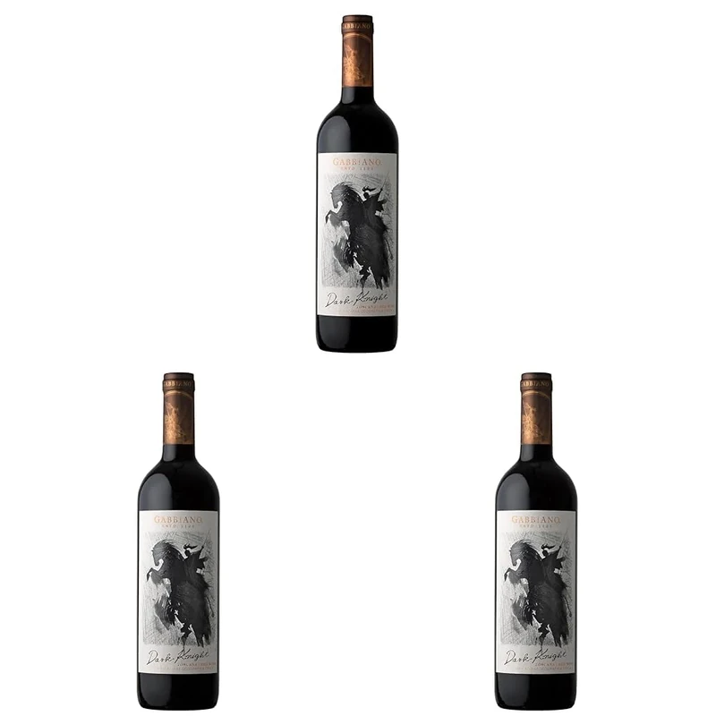 Gabbiano Dark Knight Toscana Italian Red Wine 75cl (Pack of 3)