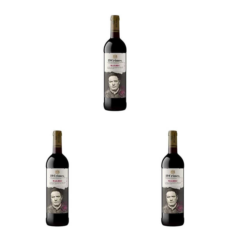 19 Crimes Malbec Red Wine (Pack of 3)