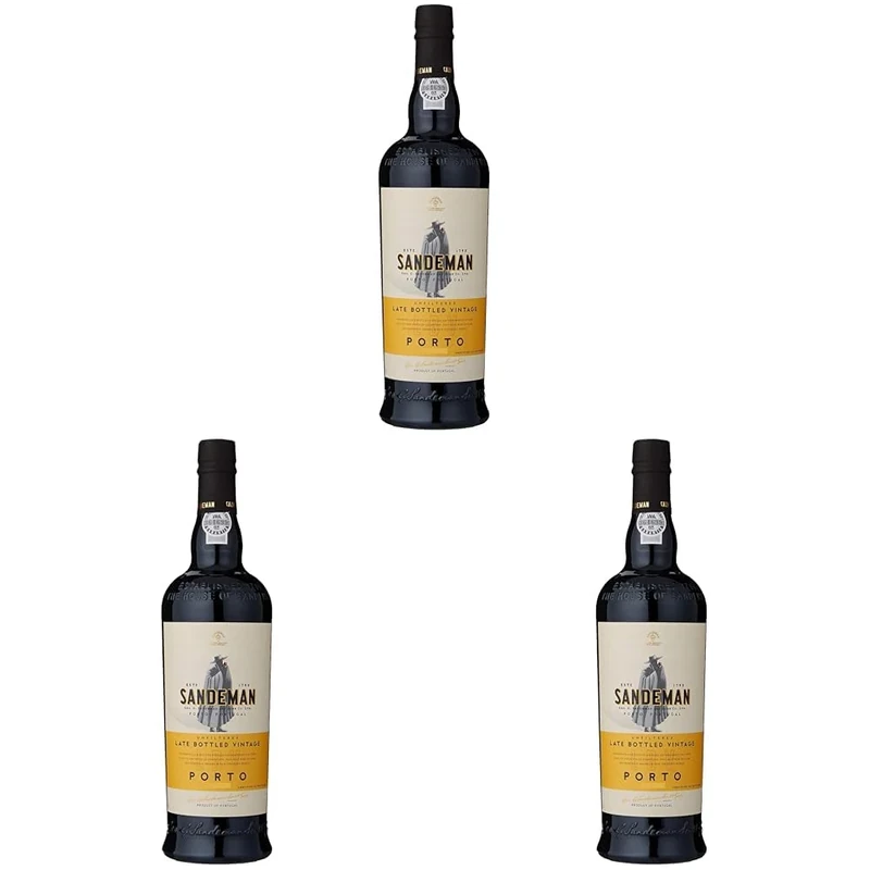Sandeman Late Bottled Port Wine, 75 cl (Pack of 3)