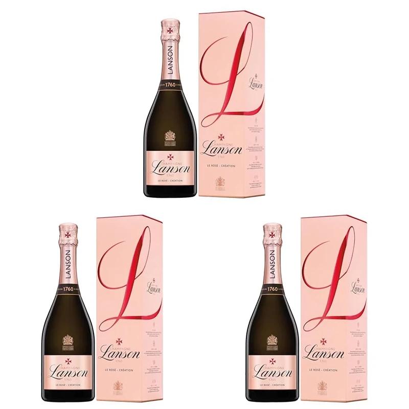 Lanson Le Rose Creation (Pack of 3)