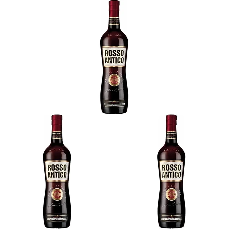 Rosso Antico – Italian red vermouth. The Prince of Aperitifs since 1962. Bottle of 75 cl, 16% ABV. (Pack of 3)