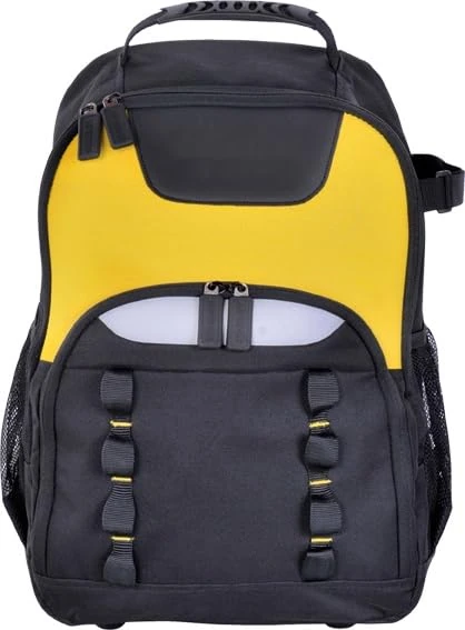Backpack - Durable polyester backpack with organizer compartments, tool capacity and ergonomic design for comfort. - Image 1
