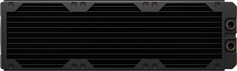 CORSAIR Hydro X Series XR5 360mm V2 Custom Cooling Radiator – Compatible with iCUE LINK Fans, 3x120mm Fan Mounts, Screw Protection Plates, G1/4” Threads – Black