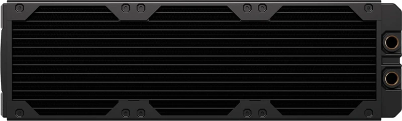 CORSAIR Hydro X Series XR7 360mm V2 Custom Cooling Radiator – Compatible with iCUE LINK Fans, 3x120mm Fan Mounts, Screw Protection Plates, G1/4” Threads – Black