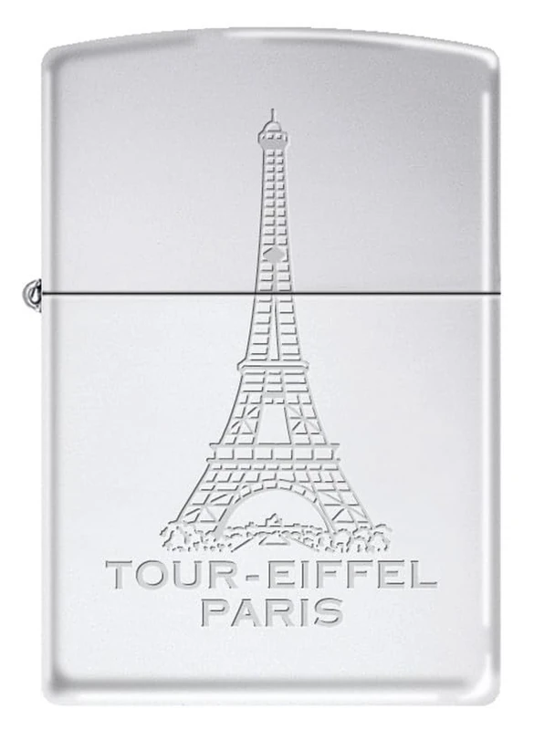 Zippo Lighter, Metal, High Polish Chrome, One Size