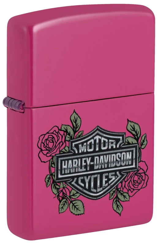 Zippo Windproof Lighter, Harley-Davidson, Frequency, Colour Image, Refillable, Reusable, Windproof Design, Gift Box, Made in USA