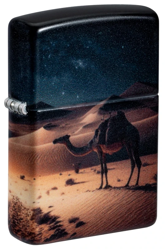 Zippo Windproof Lighter, Camel, 540°, Colour Image, Refillable, Reusable, Windproof Design, Gift Box, Made in USA