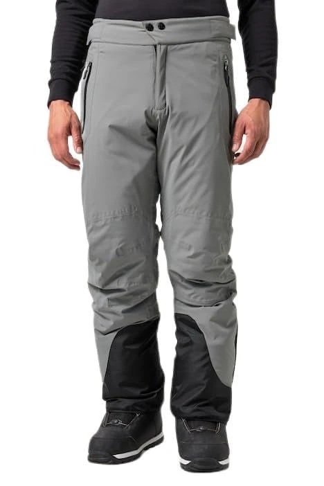 WHITELISTED Men's Skihose, Bauchfit Pants, Gray, 7XL