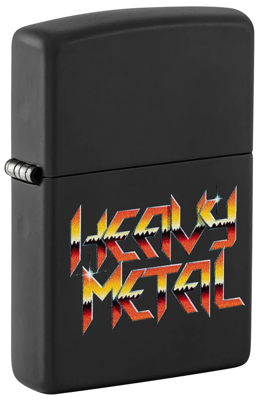 Zippo Lighter, Metal, Black Matte, One Size