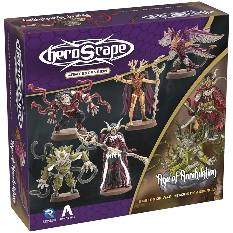 Renegade | Heroscape: Age Of Annihilation Heroes Of Arboreas | Army Expansion | 2-4 Players | 30-90 Minutes