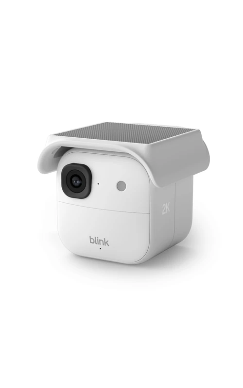 Blink Solaris 2K+ (newest gen), Solar-powered Outdoor 2K+ wireless smart security camera, 2K video, Sync Module Included, 1 camera system, White