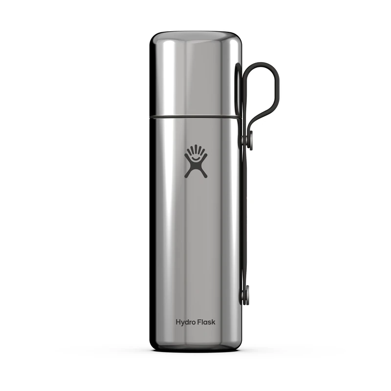 Hydro Flask – Insulated Hot Flask and Cup 828 ml (28 oz) – Leakproof, All-in-One Design – Keeps Drinks Hot 30 Hrs & Cold 30 Hrs – Stainless