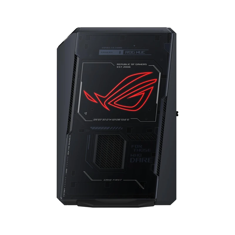 ROG NUC (2025) Gaming Mini PC with Intel® Core™ Ultra 7 (Series 2) ARL-HX CPU, NVIDIA® GeForce RTX™ 5060 MobileGPU, 32GB DDR5 RAM, 1TB NVMe SSD, Thunderbolt™ 4, Triple-Fan Cooling, and ARGB Lighting - Image 1