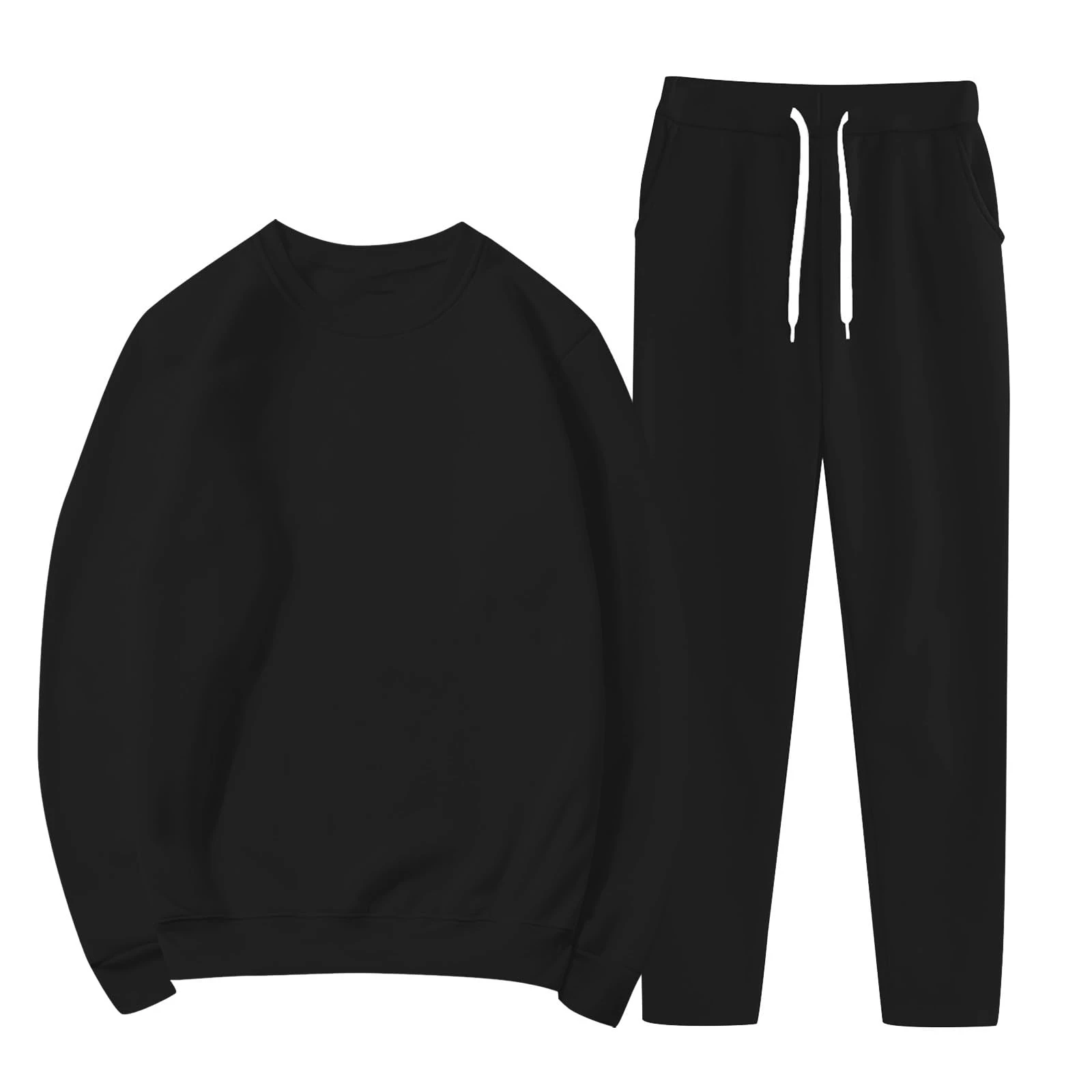 Jogger Set, Women Clothes, Womens Trouser and top 2 Piece Set, Lounge wear Sets for Women UK Plus Size, Womens Lounge wear Sets, Tracksuit, Ladies Suits with Trousers, Track Suits, y2k Clothes Black