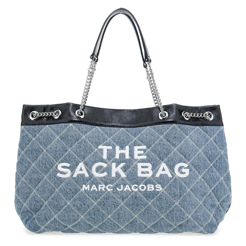 MARC JACOBS THE MINI DUAL SHOULDER LIGHT WASH INDIGO