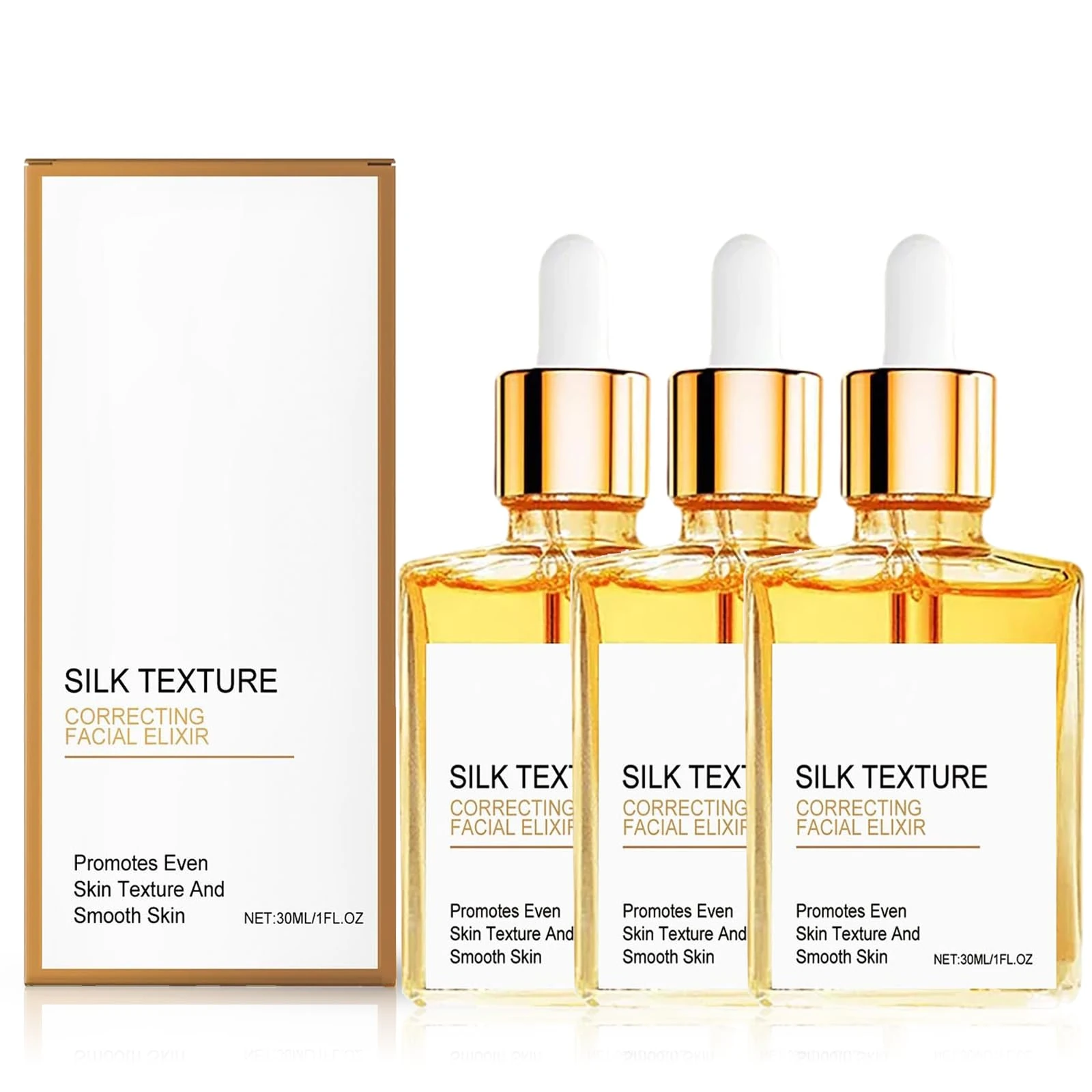 Silk Extract Body Oil with Shea Butter & Coconut Oil | Non-Greasy, Lightweight Moisturiser | Hydrating Skin Oil for Women & Men, 30ml (3)