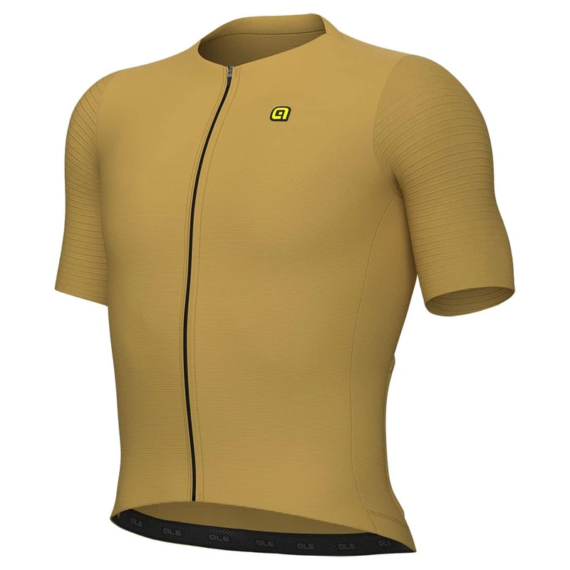 Alé Cycling Men's PR.E Earthy Style Short Sleeve Cycling Jersey, Kashmir Yellow, XL