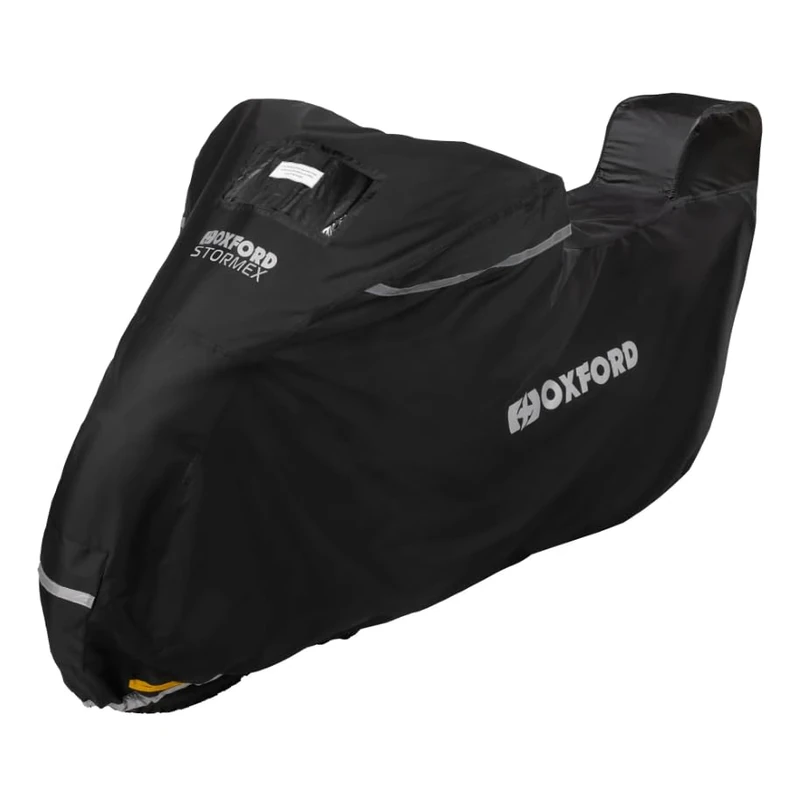 Oxford Stormex Topbox Cover CV334 | Outdoor Waterproof Motorcycle Protection, S, Black