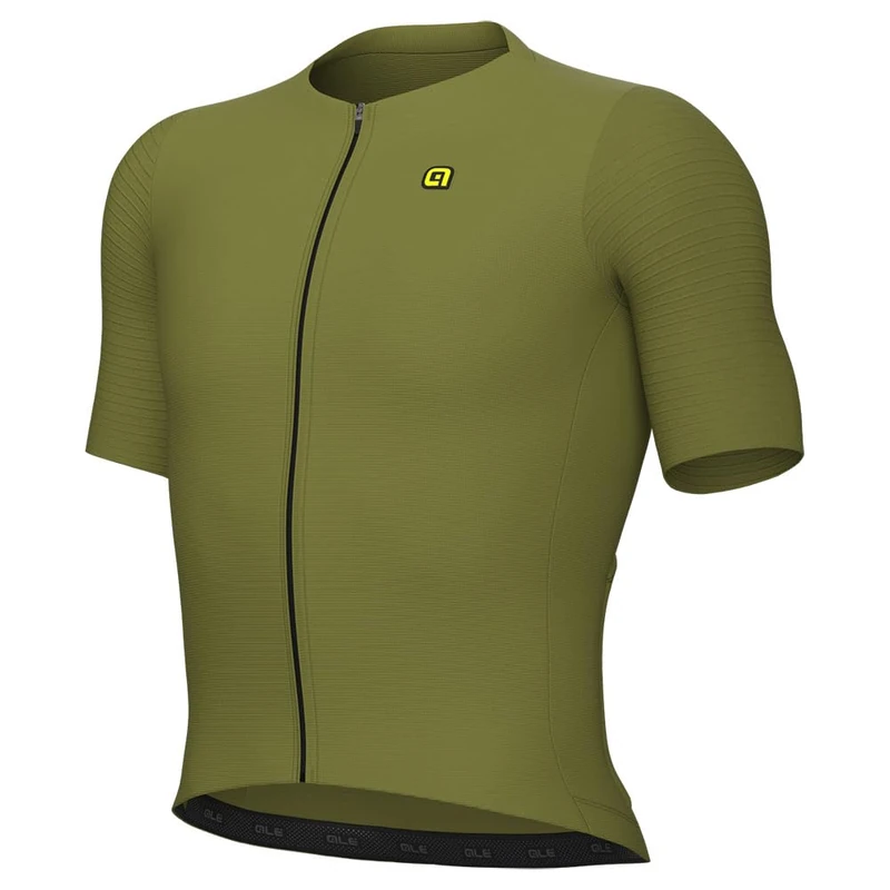 Alé Cycling Men's PR.E Earthy Style Short Sleeve Cycling Jersey, Comodoro Green, L