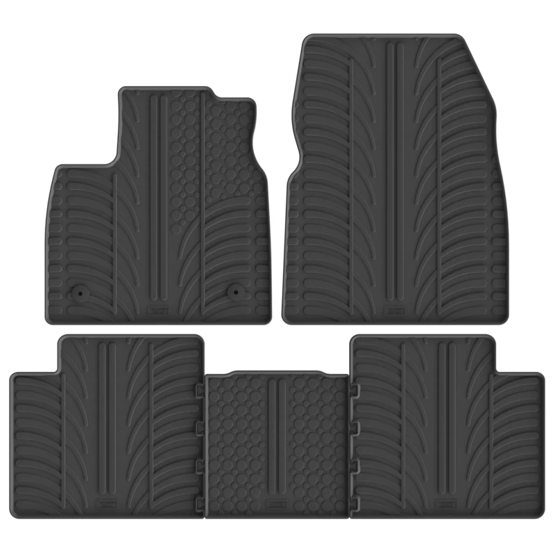 Gledring Rubber mats compatible with Renault Scénic V E-Tech 2024- (T profile 5-piece) - Image 1