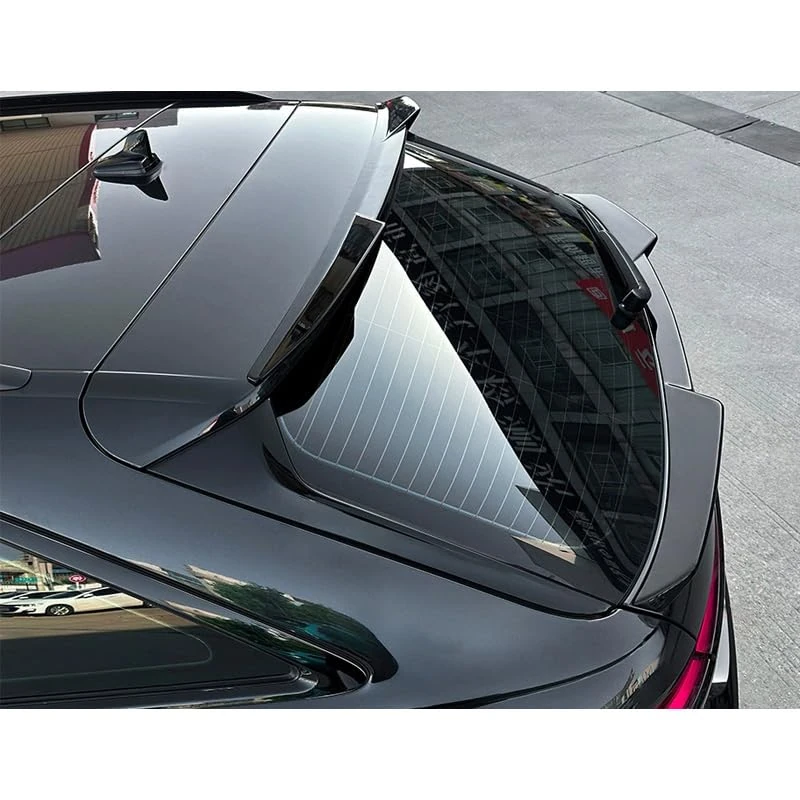 AutoStyle Lower mid rear spoiler compatible with Audi A6 (C8) Avant 2018-2024 (ABS Glossy Black)