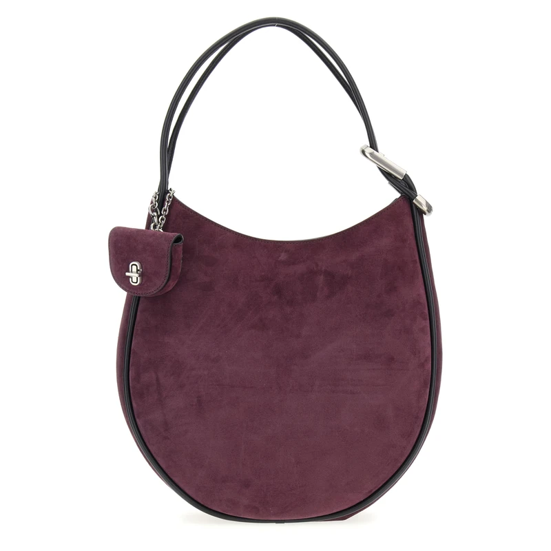 Marc Jacobs The Large Hobo Dark Plum - Leather Shoulder Bag
