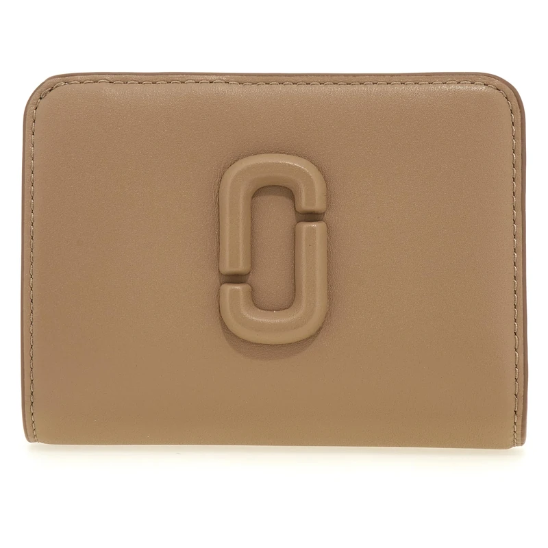 Marc Jacobs Women's MINI Compact Wallet, Camel, OS
