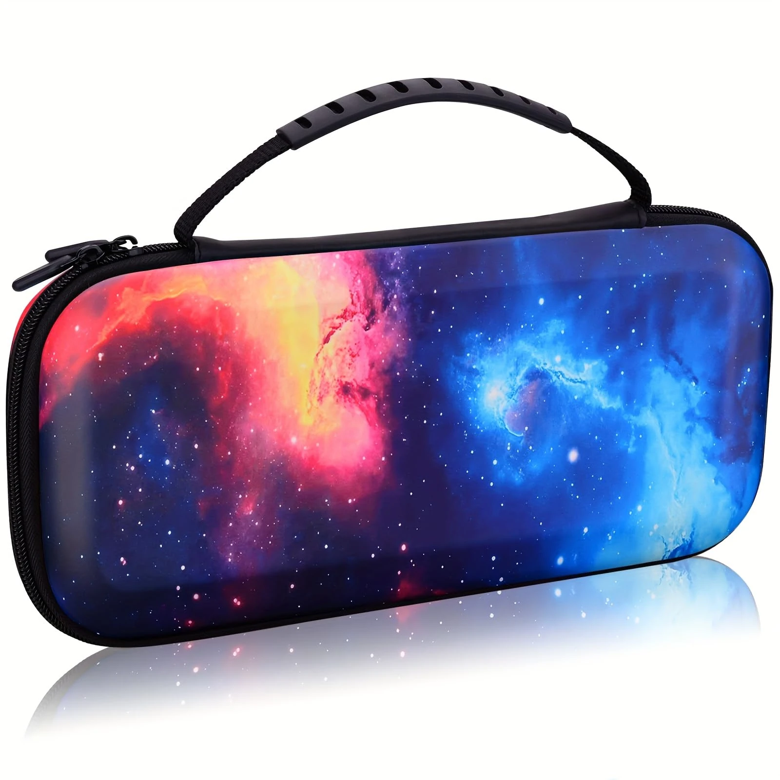 KDEBBAO Carrying Case for Nintendo Switch 2 (2025), Large Capacity Protective Hard Shell Portable Travel Case Pouch for 20 Game Card Slots and Pockets for Switch 2 Console and Accessories, Milky Way